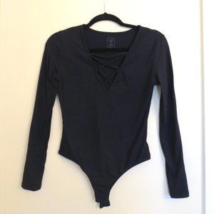 Me to We Black Bodysuit